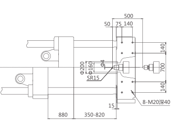 sk 530t servo motor injection molding machine