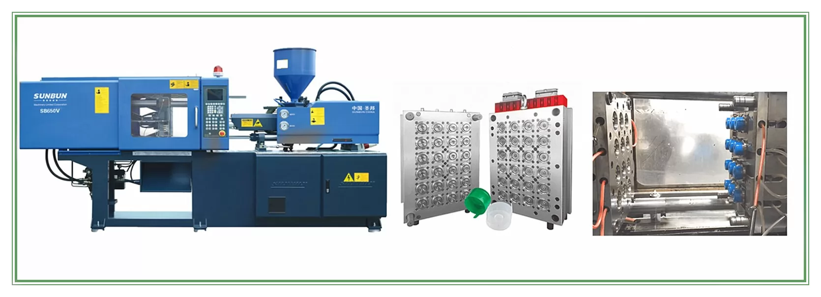 Small model, economical and practical plastic bottle cap forming machine